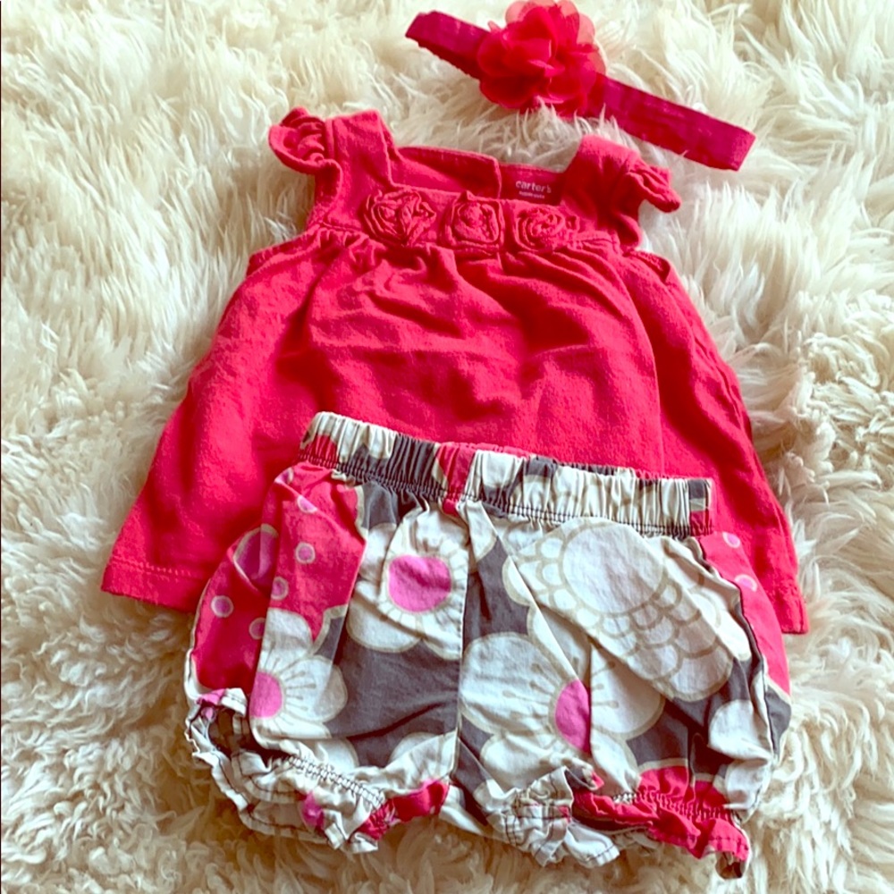 CARTER’S floral bloomer set